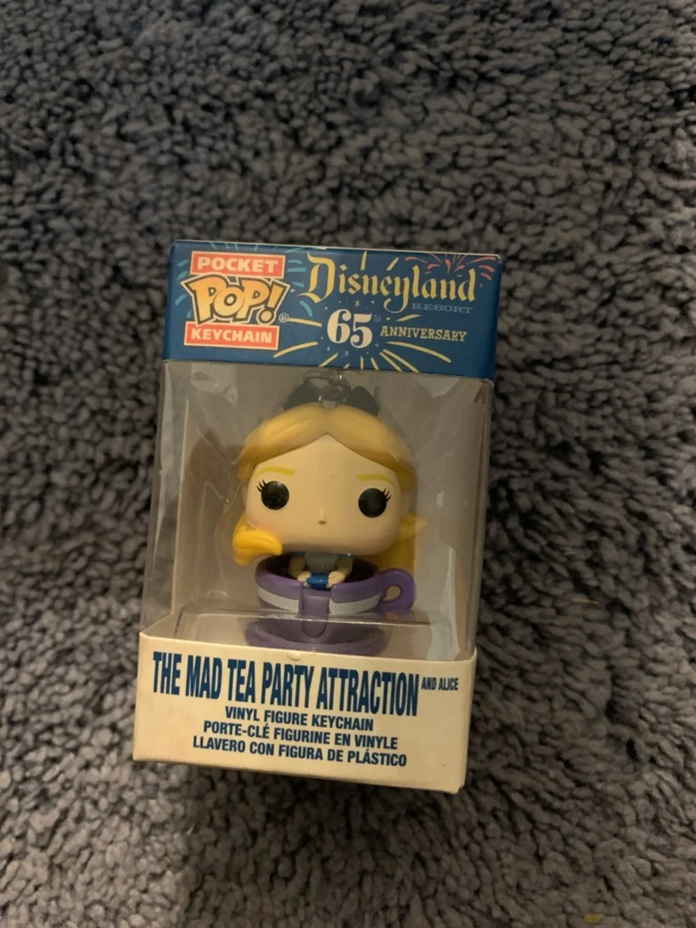 Funko Pocket Pop! Keychain Alice in Purple Teacup - Picture 1 of 7